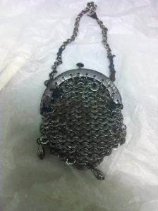 Chain maille purse
